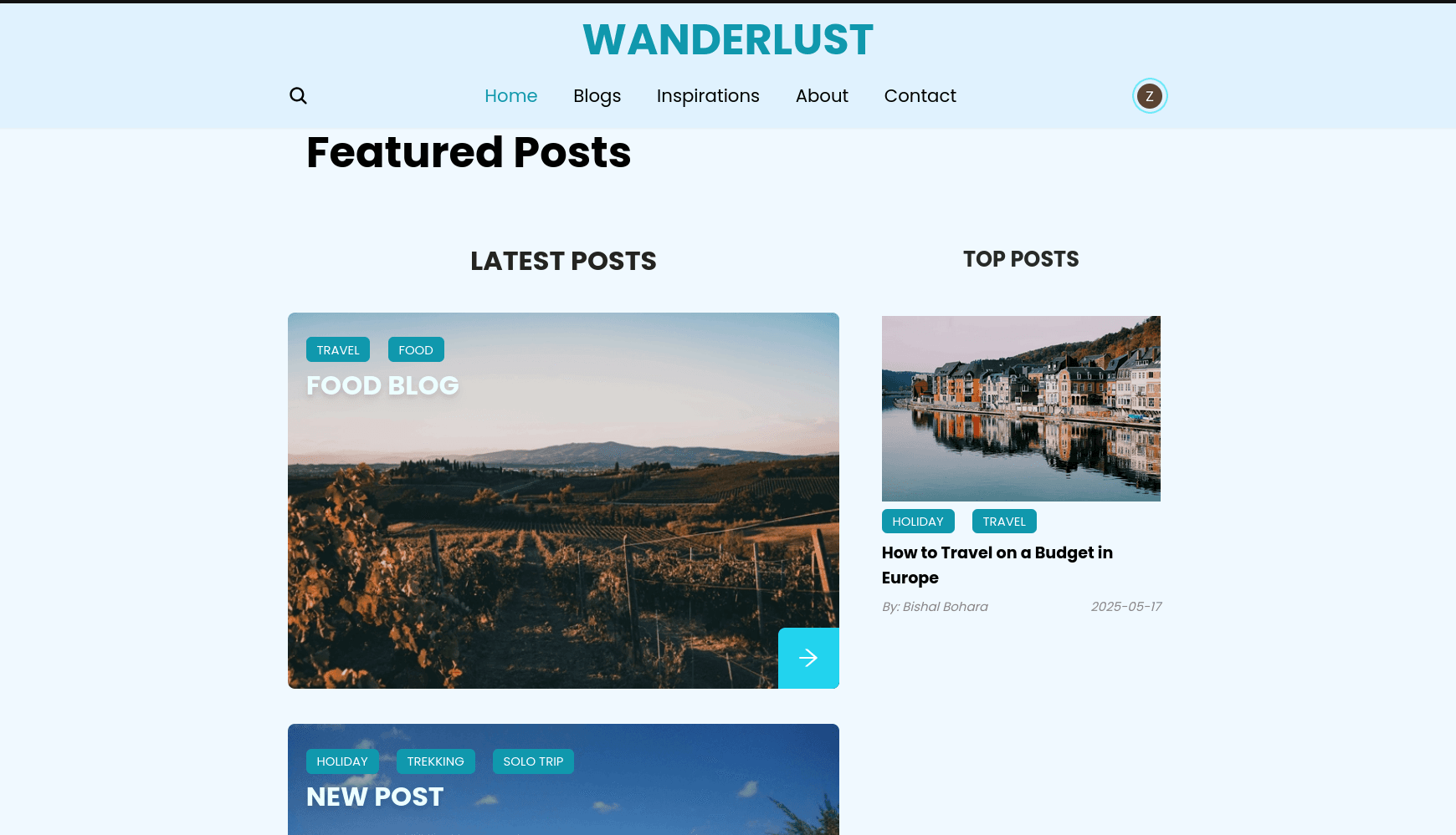 Travel Blog